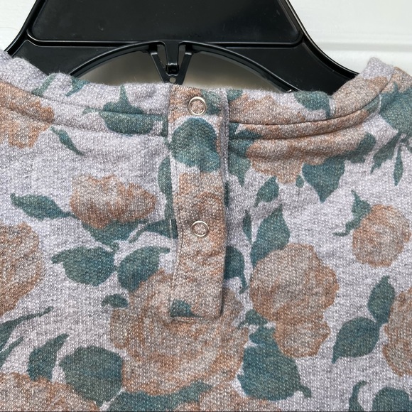 •Búho• Long Sleeved Floral Print Top - Girls Size 10 - Picture 6 of 9